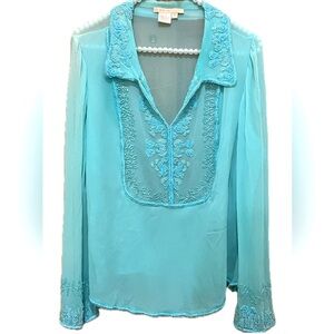 Silk beaded Top